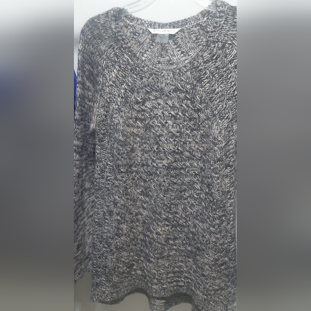 Bianca NYGARD Pink & Grey Sweater Size Small